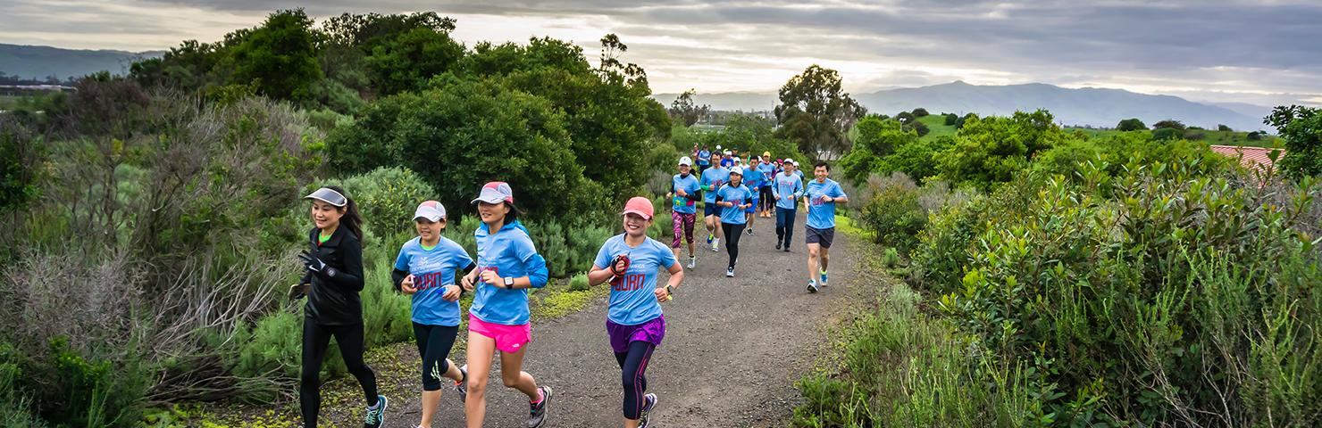 Run with your heart, not with your legs.